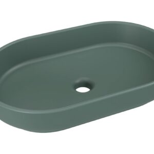 Comad Umyvadlo na desku RIVER II 55 cm tmavě zelené