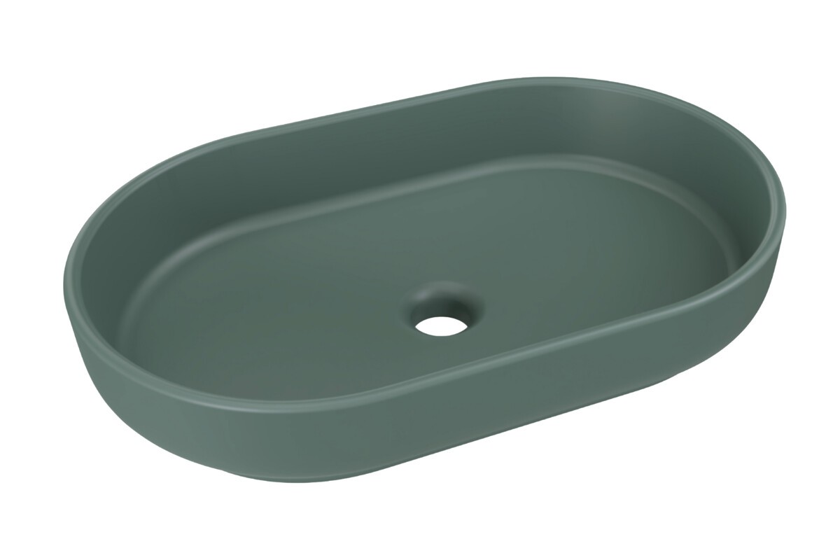 Comad Umyvadlo na desku RIVER II 55 cm tmavě zelené