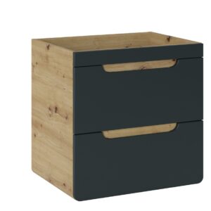 Comad Umyvadlová skříňka Aruba 820 2S dub craft zlatý/černý mat