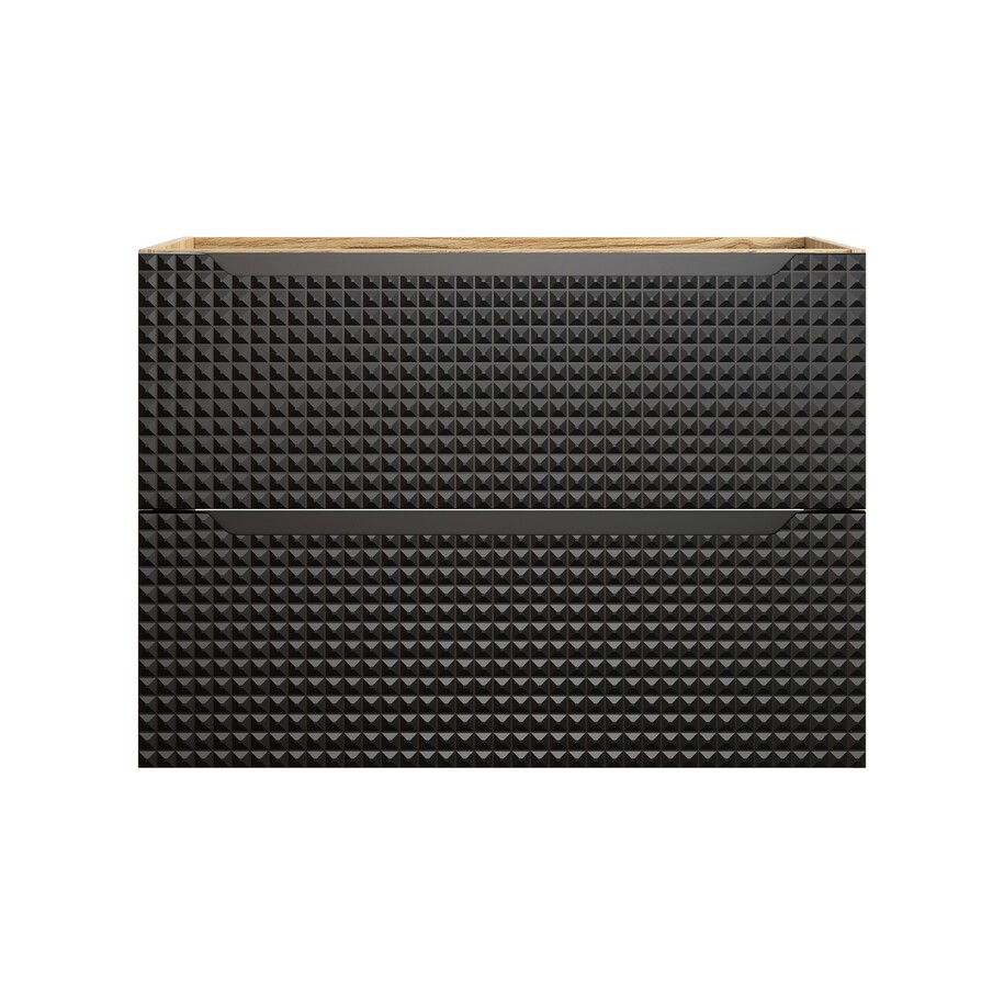 Comad Umyvadlová skříňka Luxor Black 82-80-2S černá/dub olejovaný - Obrázek 2