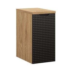 Comad Závěsná koupelnová skříňka Luxor Black s deskou 81-30-1D černý/dub olejovaný