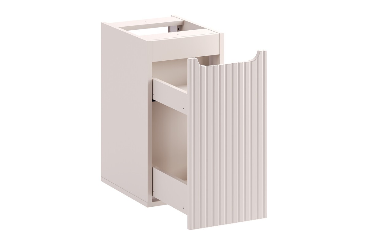 Comad Závěsná skříňka pod umyvadlo Nova Cashmere I s deskou 80 cm kašmírová/dub evoke - Obrázek 2