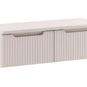 Comad Závěsná skříňka pod umyvadlo Nova Cashmere s deskou 100 cm kašmírová