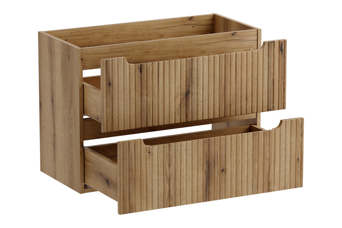 Comad Závěsná skříňka pod umyvadlo Nova s deskou 120 cm dub coast evoke - Obrázek 2