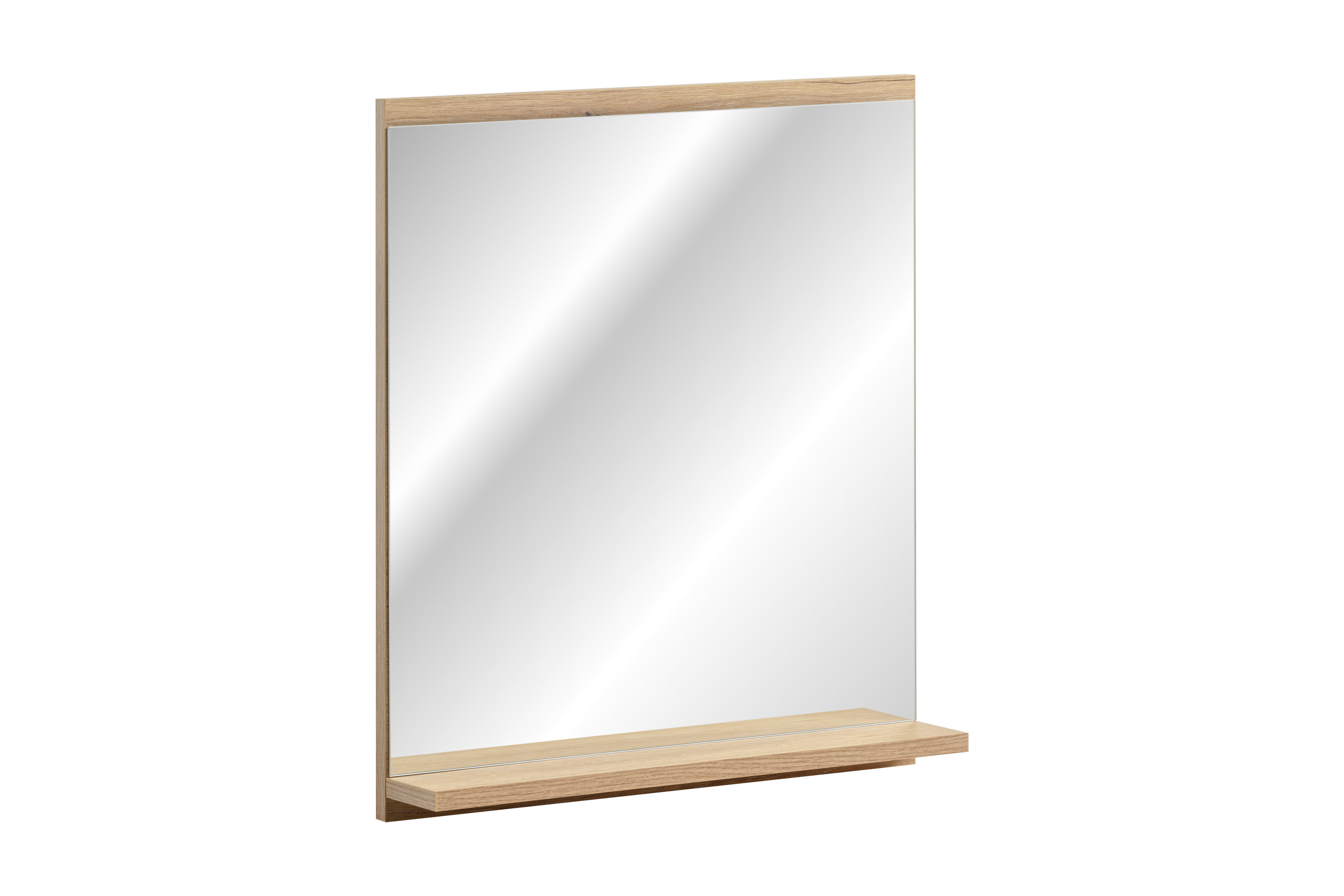 Comad Závěsné zrcadlo bez osvětlení Nova Oak 50x57 cm