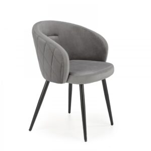 HALMAR Designová židle Dasha šedá