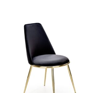 HALMAR Designová židle GLAMOUR K460 černá