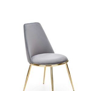 HALMAR Designová židle GLAMOUR K460 šedá