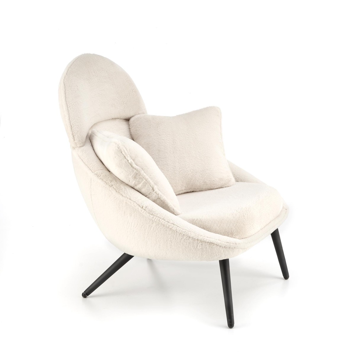 HALMAR Designové křeslo MERRY krémové