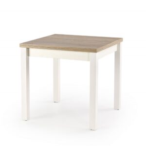 HALMAR Jídelní rozkládací stůl Gracjan 80/160 cm dub sonoma/bílý
