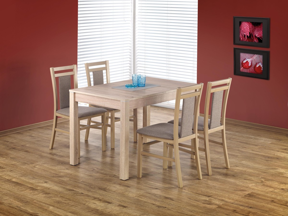 HALMAR Jídelní rozkládací stůl Maurycy 118/158 cm dub sonoma - Obrázek 2