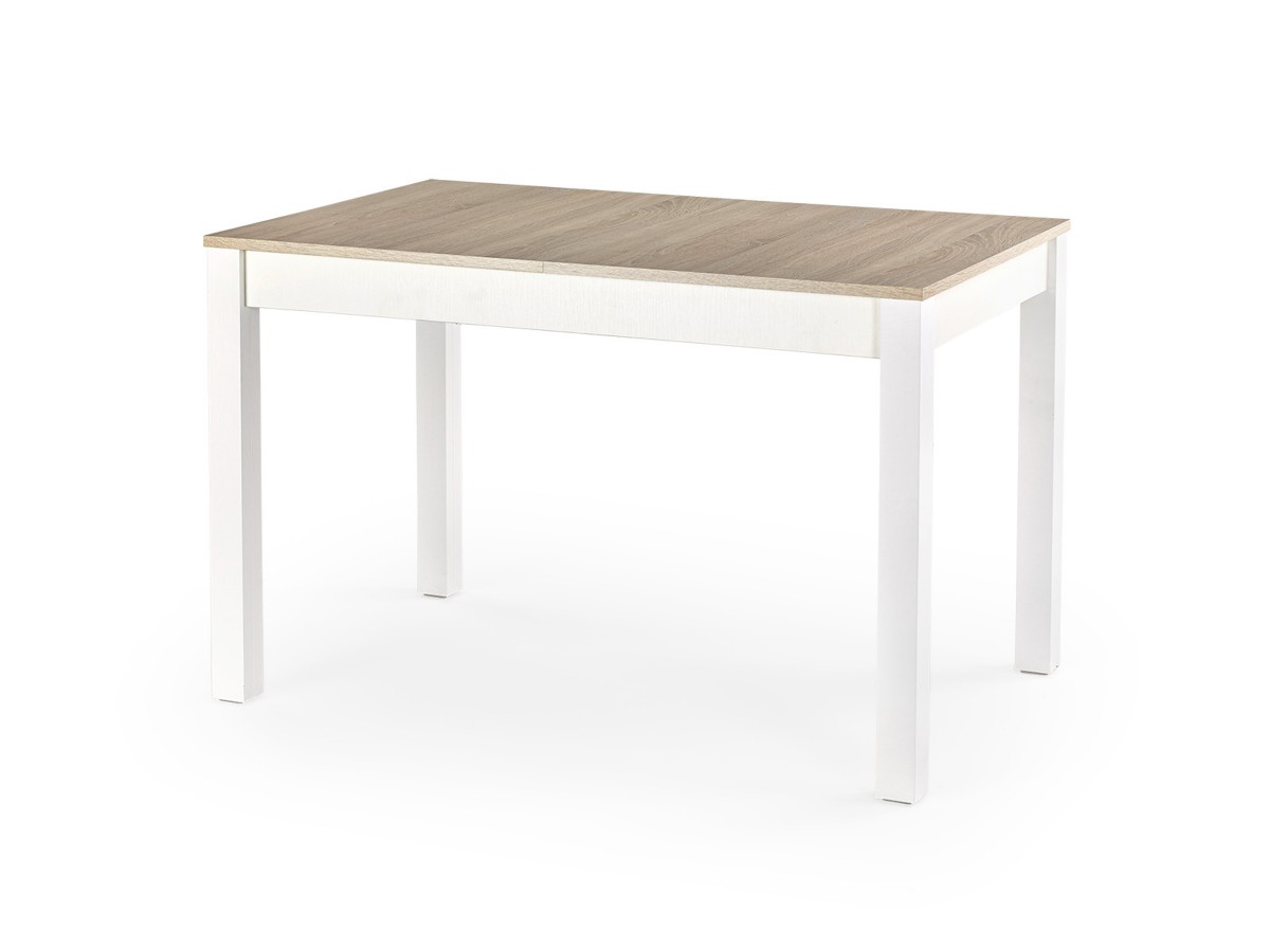 HALMAR Jídelní rozkládací stůl Maurycy 118/158 cm dub sonoma/bílý