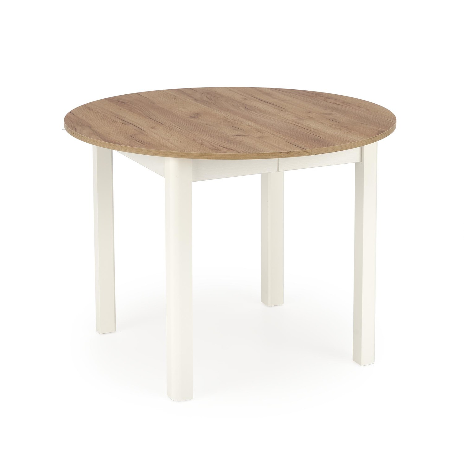 HALMAR Jídelní rozkládací stůl RINGO 102/142 cm dub craft zlatý/bílý