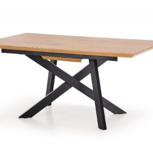 HALMAR Jídelní rozkládací stůl Talo 160/200 cm dub craft zlatý/černý