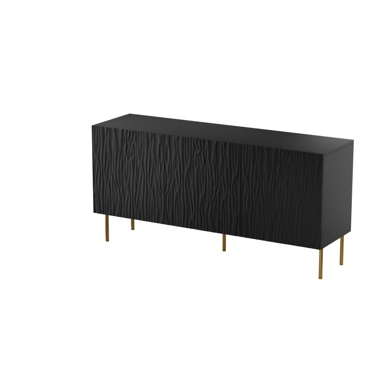 HALMAR Komoda Jungle 152 cm černá