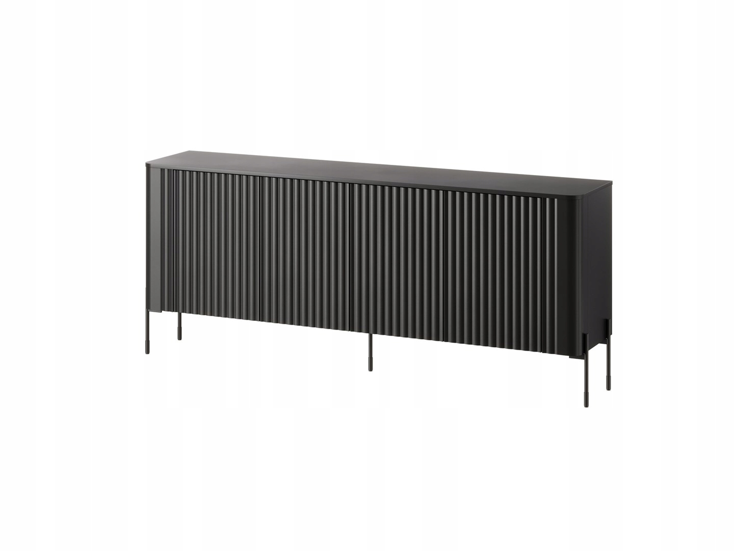 HALMAR Komoda Vera 190 cm černá