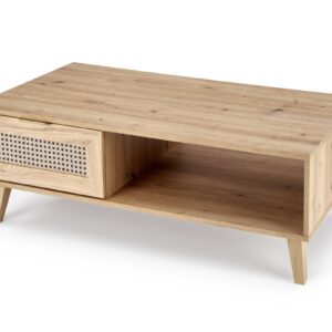 HALMAR Konferenční stolek Borneo K 120 cm dub artisan/černý