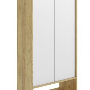 HALMAR Regál MOBIUS 2D přírodní ořech/alpská bílá