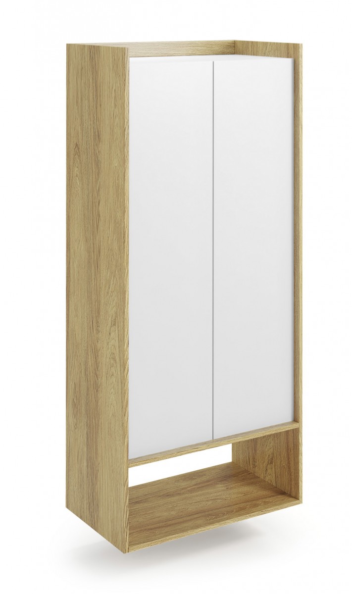HALMAR Regál MOBIUS 2D přírodní ořech/alpská bílá