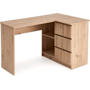 HALMAR Rohový psací stůl Bega dub artisan