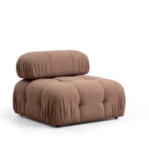 Hanah Home Modul pohovky Bubble bouclé hnědý středový