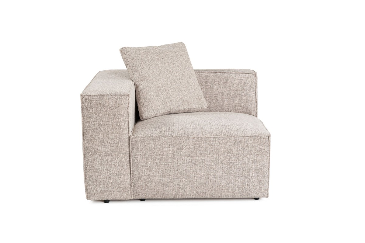 Hanah Home Modul pohovky Lora mocha levý - Obrázek 2