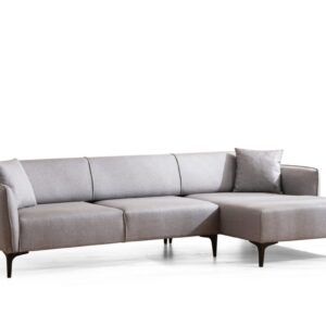 Hanah Home Rohová sedací souprava Belissimo 270 cm světle šedá pravá