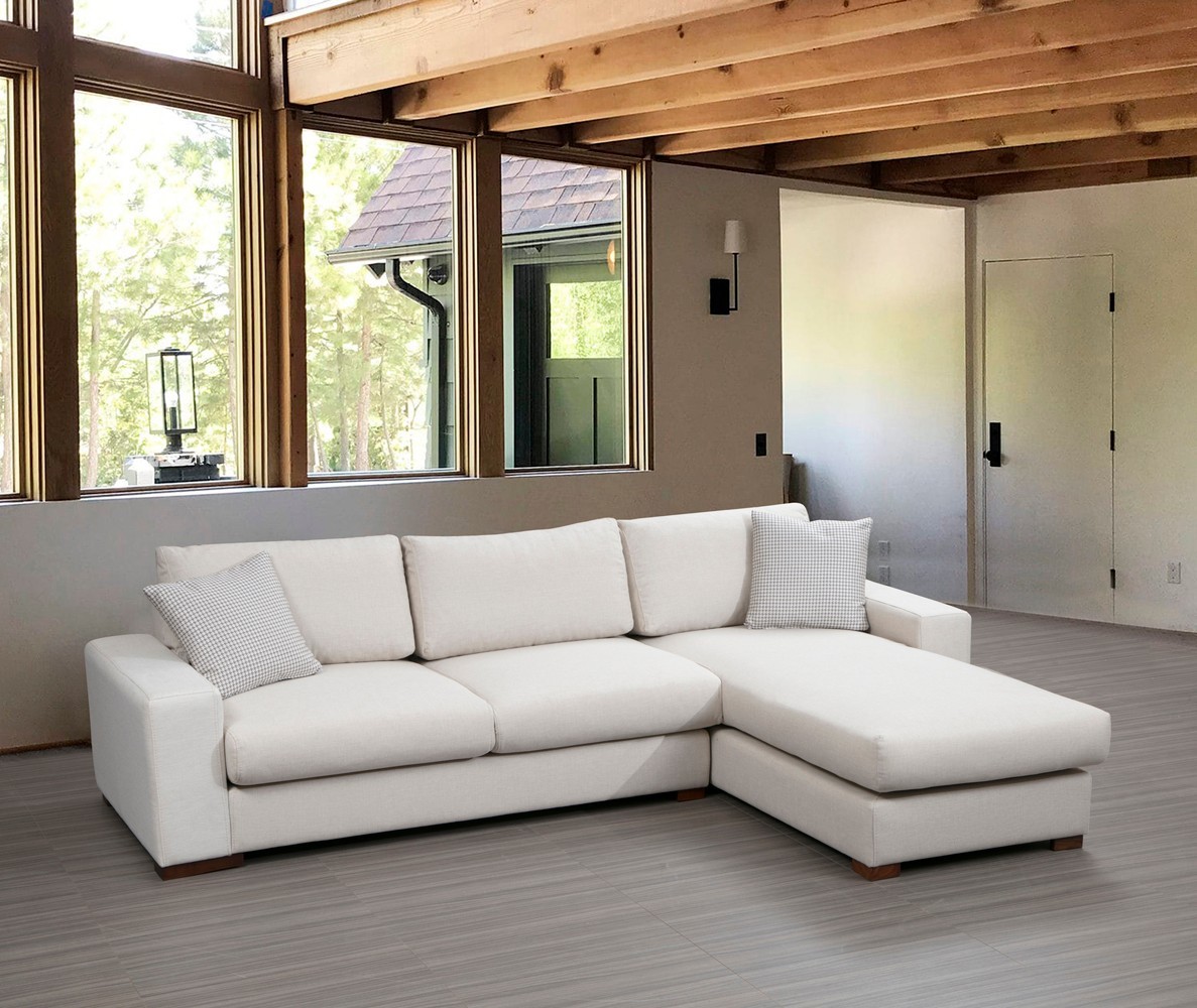 Hanah Home Rohová sedací souprava Loop 270 cm béžová pravá - Obrázek 2