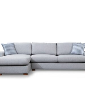 Hanah Home Rohová sedací souprava Loop 290 cm šedá levá