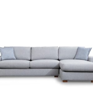 Hanah Home Rohová sedací souprava Loop 290 cm šedá pravá