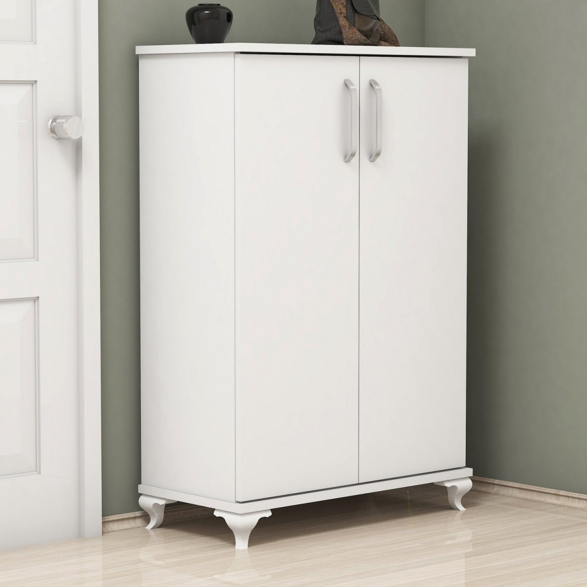 Kalune Design Botník ASTA 100 cm bílý - Obrázek 2
