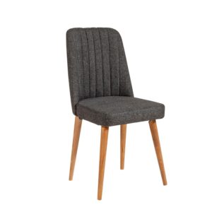 Kalune Design Jídelní židle Stormi z masivu borovice Atlantic/antracitová