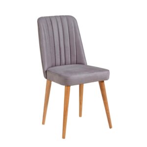 Kalune Design Jídelní židle Stormi z masivu borovice Atlantic/šedá