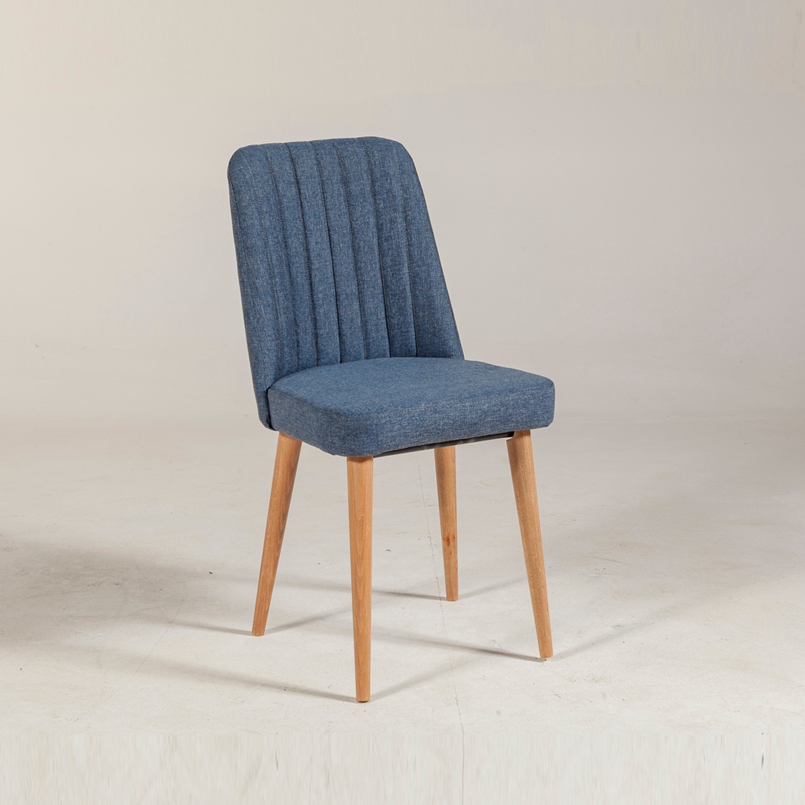 Kalune Design Jídelní židle Stormi z masivu borovice Atlantic/tmavě modrá - Obrázek 2