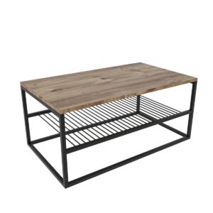 Kalune Design Konferenční stolek ASUDE borovice atlantic/černý