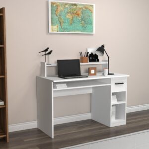Kalune Design Psací stůl Eslem bílý