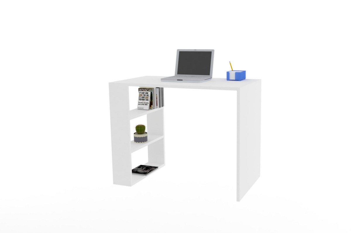 Kalune Design Psací stůl NETENYA II bílý - Obrázek 2