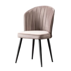 Kalune Design Sada 2 ks jídelních židlí Rubi černá/capuccino