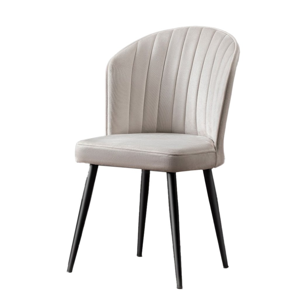 Kalune Design Sada 2 ks jídelních židlí Rubi černá/krémová