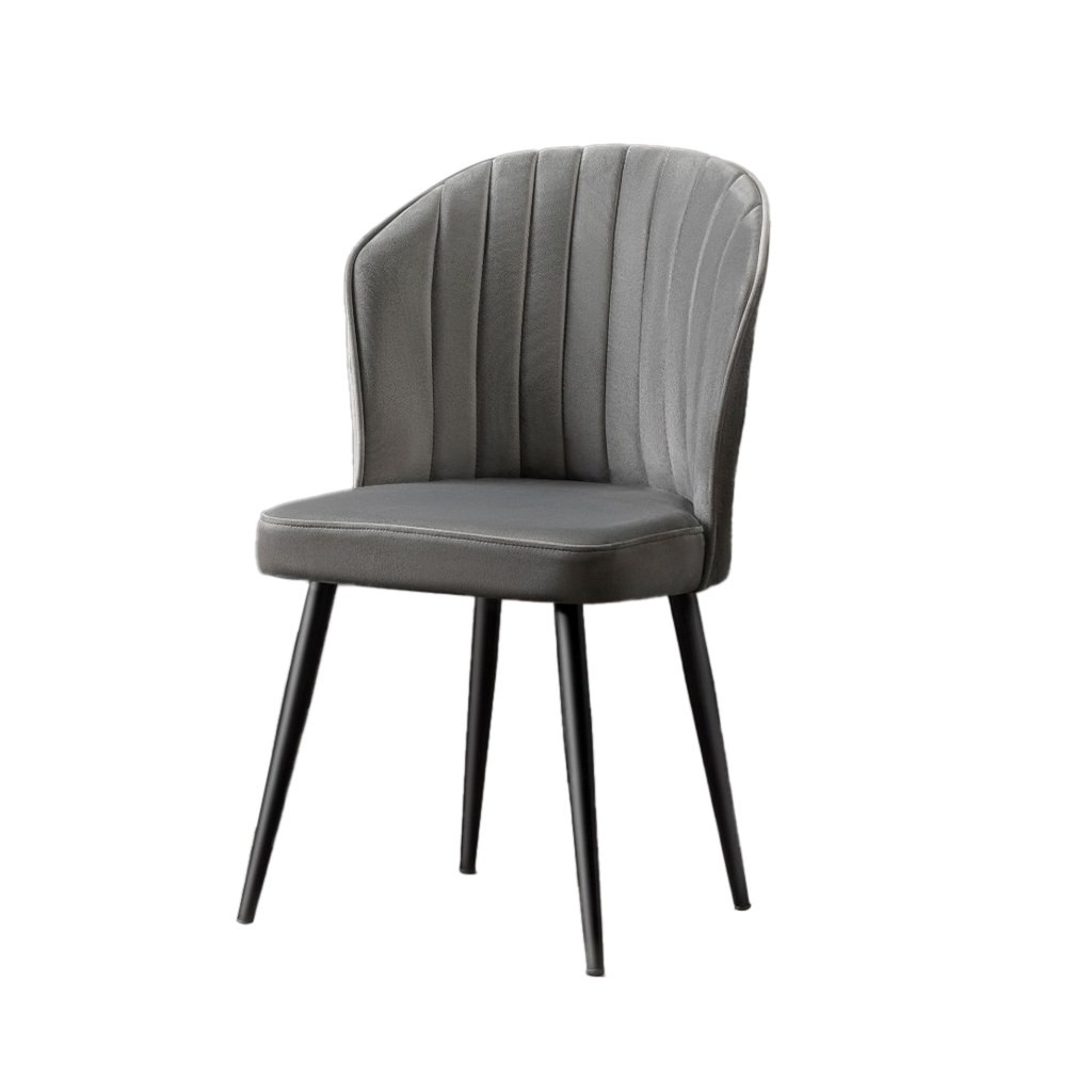 Kalune Design Sada 2 ks jídelních židlí Rubi černá/šedá