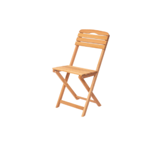Kalune Design Skládací zahradní židle Leslie z masivu hnědá