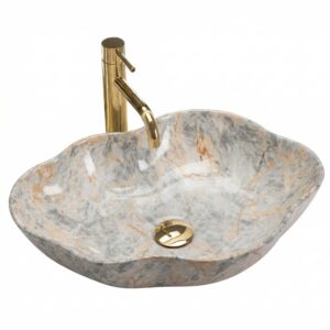 Keramické umyvadlo na desku REA PEARL Ruststone