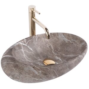 Keramické umyvadlo na desku Rea Roxy B Stone NATURE 48
