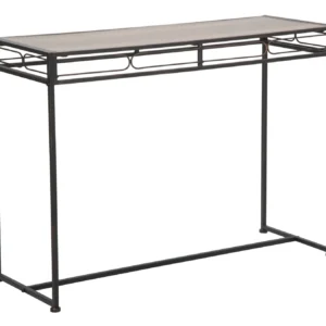 Mauro Ferretti Konzolový stolek Essential 110 cm černý/hnědý