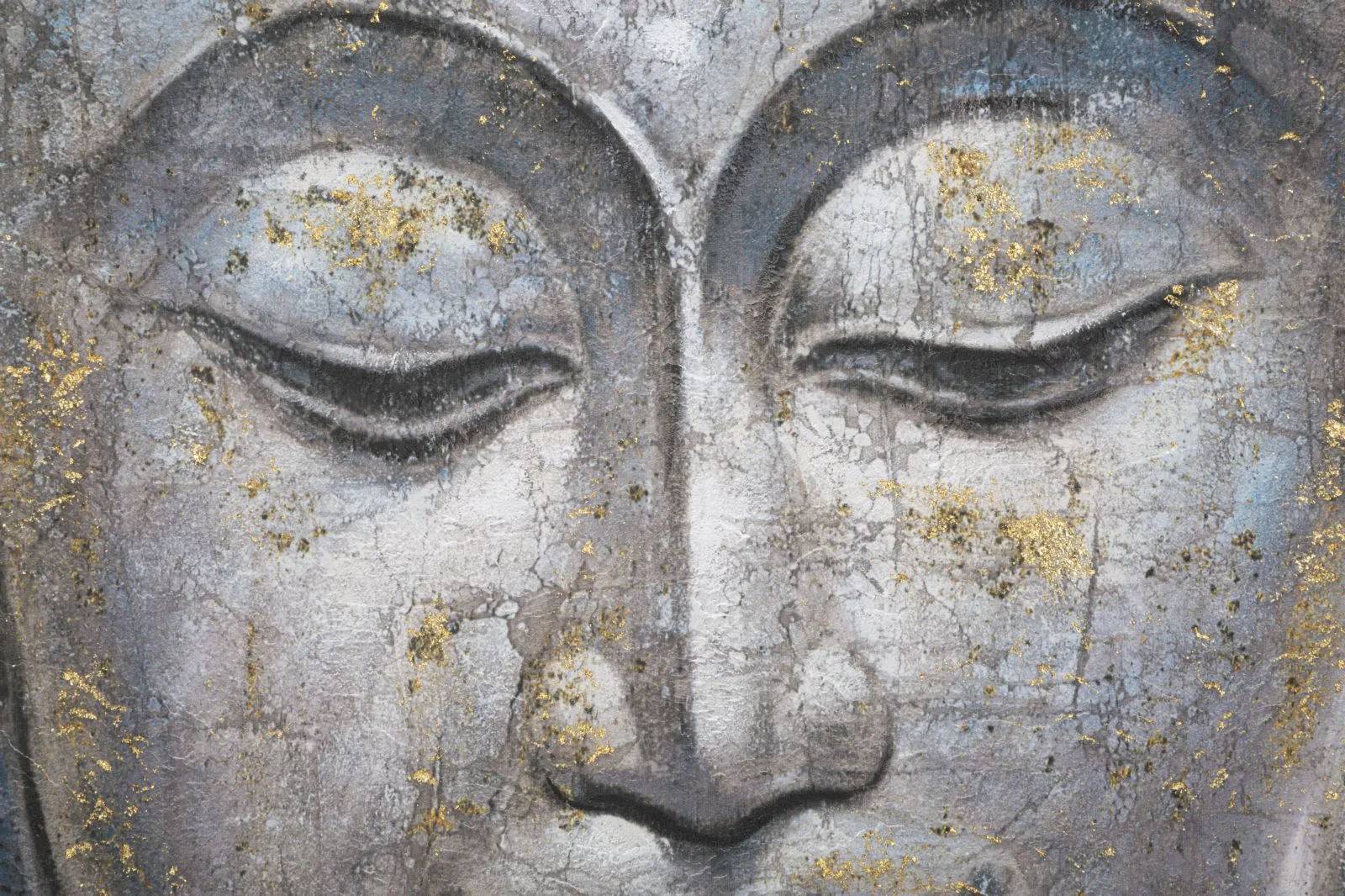 Mauro Ferretti Obraz Face Buddha Light A 80x120 cm šedý - Obrázek 2