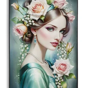 Mauro Ferretti Obraz Fantasy A 72x102 cm modro-zelený