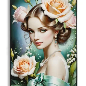 Mauro Ferretti Obraz Fantasy B 72x102 cm modro-zelený