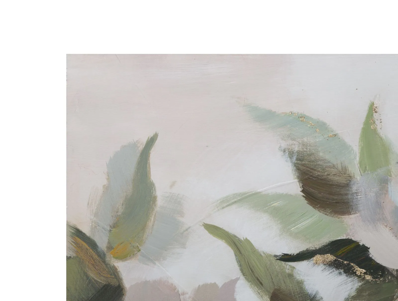 Mauro Ferretti Obraz Flower & Leaf 80x100 cm bílý - Obrázek 2