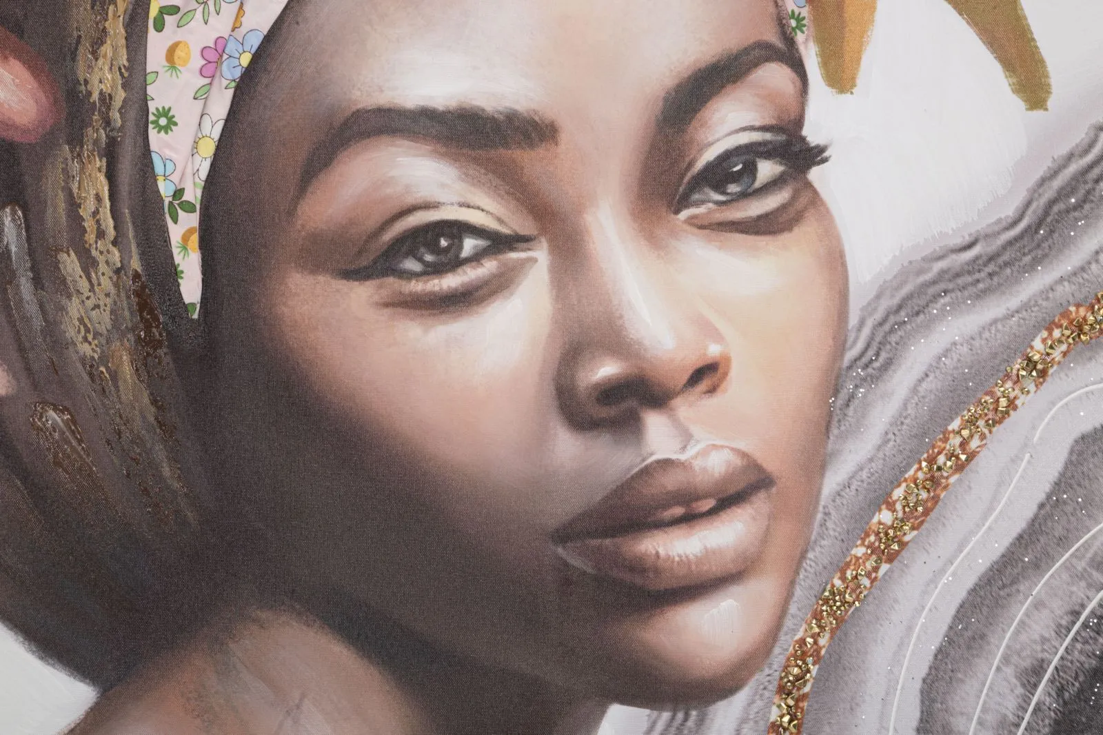 Mauro Ferretti Obraz Naomi A 100x100 cm vícebarevný - Obrázek 2