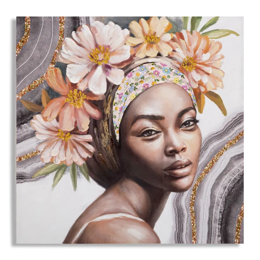 Mauro Ferretti Obraz Naomi A 100x100 cm vícebarevný